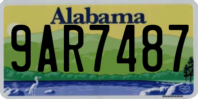 AL license plate 9AR7487