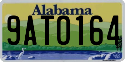 AL license plate 9AT0164