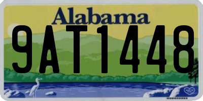 AL license plate 9AT1448