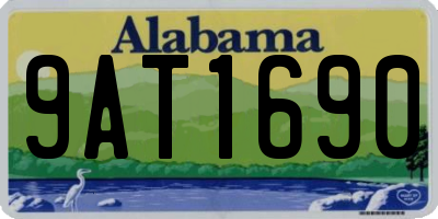 AL license plate 9AT1690