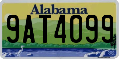 AL license plate 9AT4099
