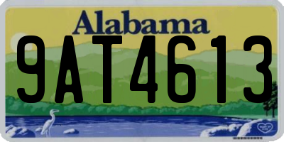 AL license plate 9AT4613