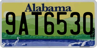 AL license plate 9AT6530