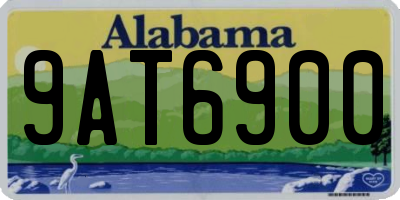 AL license plate 9AT6900