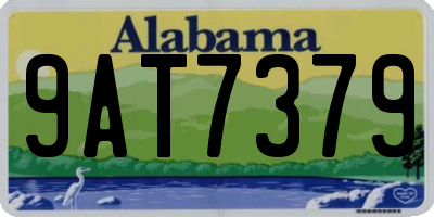 AL license plate 9AT7379