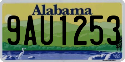 AL license plate 9AU1253