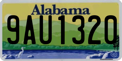AL license plate 9AU1320