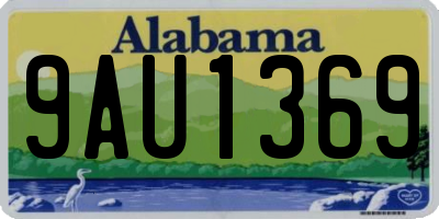 AL license plate 9AU1369