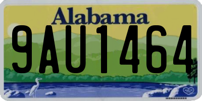 AL license plate 9AU1464