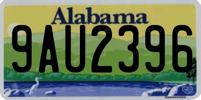 AL license plate 9AU2396