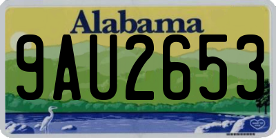 AL license plate 9AU2653