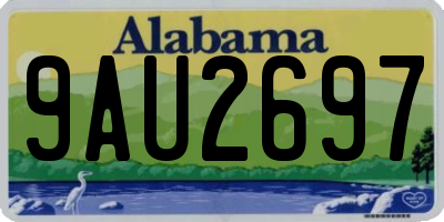 AL license plate 9AU2697