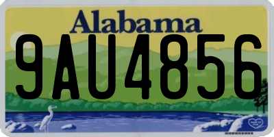 AL license plate 9AU4856