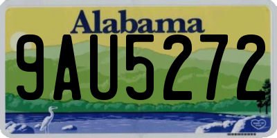 AL license plate 9AU5272