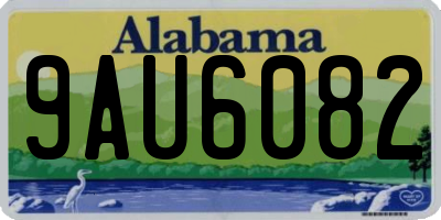 AL license plate 9AU6082