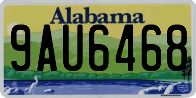 AL license plate 9AU6468