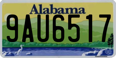 AL license plate 9AU6517