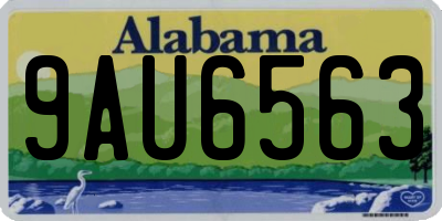 AL license plate 9AU6563