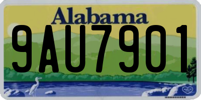 AL license plate 9AU7901
