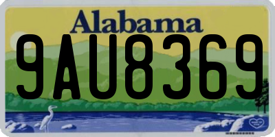 AL license plate 9AU8369