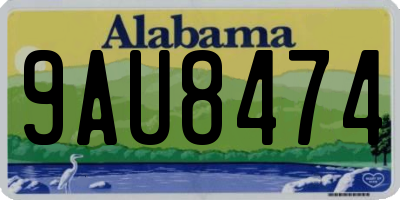 AL license plate 9AU8474