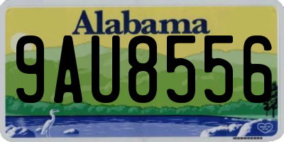 AL license plate 9AU8556