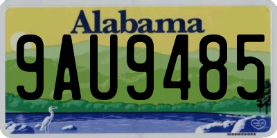 AL license plate 9AU9485