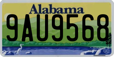 AL license plate 9AU9568