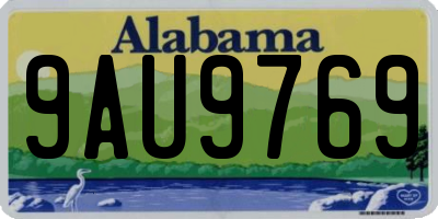 AL license plate 9AU9769