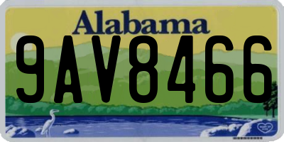 AL license plate 9AV8466