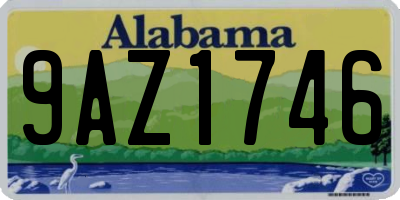 AL license plate 9AZ1746