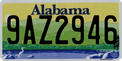 AL license plate 9AZ2946