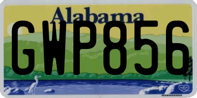 AL license plate GWP856