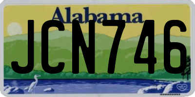 AL license plate JCN746
