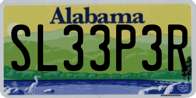 AL license plate SL33P3R