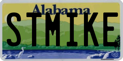 AL license plate STMIKE