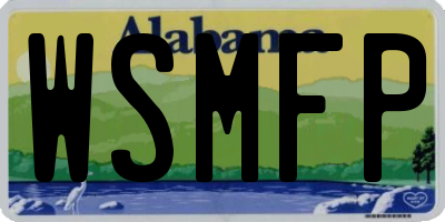 AL license plate WSMFP