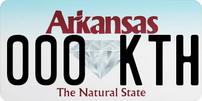 AR license plate 000KTH