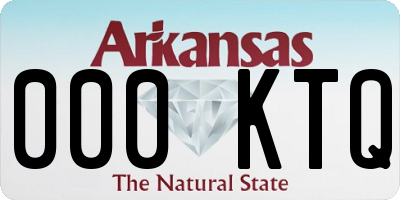 AR license plate 000KTQ