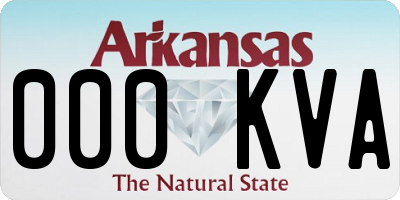 AR license plate 000KVA