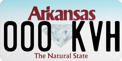 AR license plate 000KVH