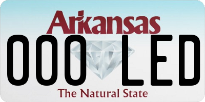 AR license plate 000LED