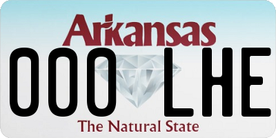 AR license plate 000LHE