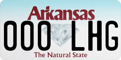 AR license plate 000LHG