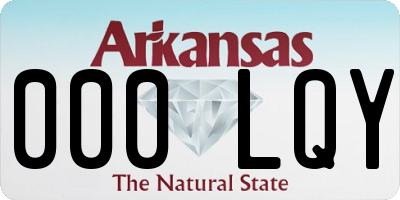 AR license plate 000LQY