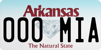 AR license plate 000MIA