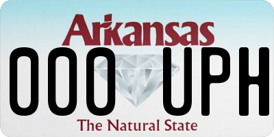 AR license plate 000UPH