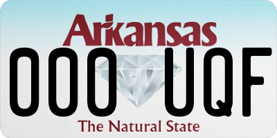 AR license plate 000UQF