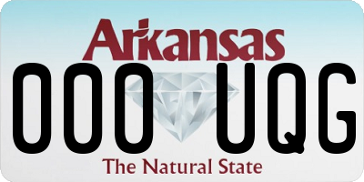 AR license plate 000UQG