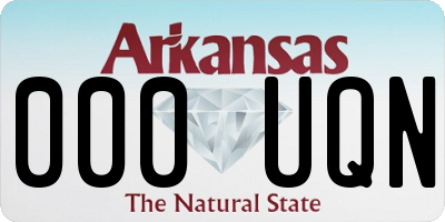 AR license plate 000UQN